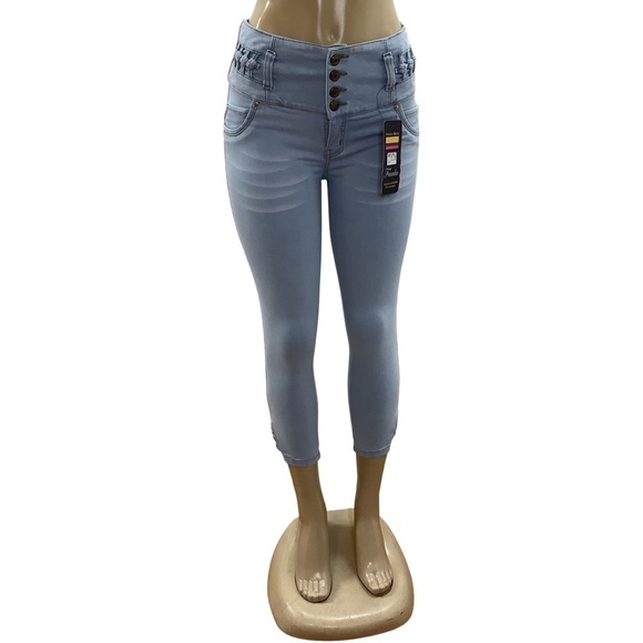 Franka Colombian Butt Lifting Capri Jean FR007 New With Tags - Picture 2 of 6